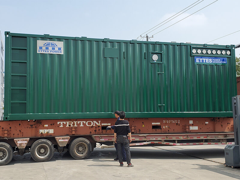 Transport-of-520kW-MAN--container-gas-CHP-system-ETTES-POWER